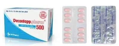 Decontapp.Pharco 500 (Hộp 10 vỉ x 12 viên)