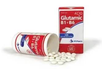 Acid Glutamic B6 (Hộp 1 ống x 100 viên)