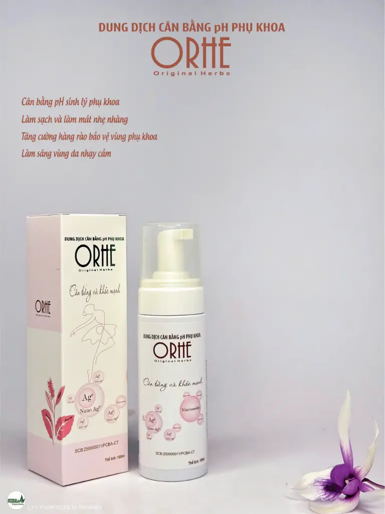 Dung Dịch Cân Bằng pH Phụ Khoa Orhe