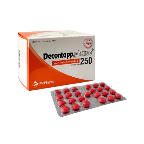 DECONTAPP.PHARCO 250  (Hộp 10 vỉ x  25viên)