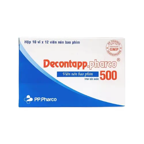DECONTAPP.PHARCO 500  (Hộp 10 vỉ x 12 viên)