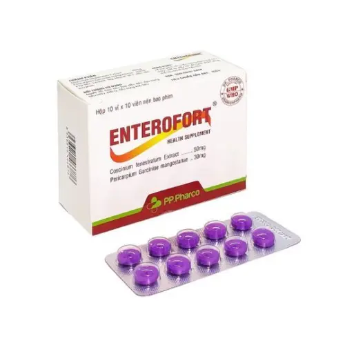 ENTEROFORT  (Hộp 10 vỉ x 10 viên)