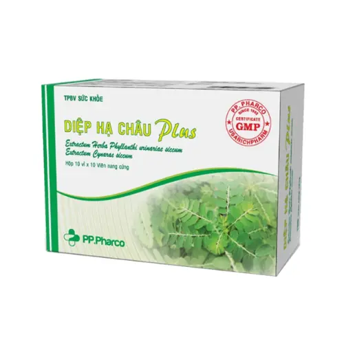 DIỆP HẠ CHÂU PLUS  (Hộp 10 vỉ x 10 viên)