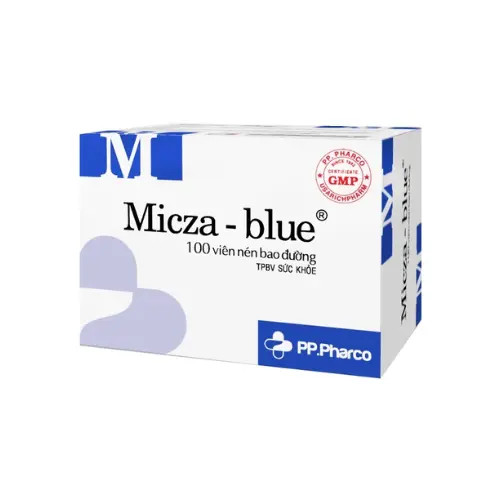 MICZA BLUE
(Hết hàng)  (Hộp 10 vỉ x 10 viên)