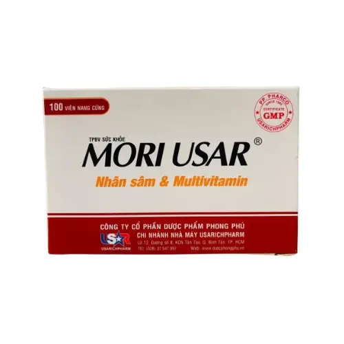 MORI USAR  (Hộp 10 vỉ x 10 viên)
