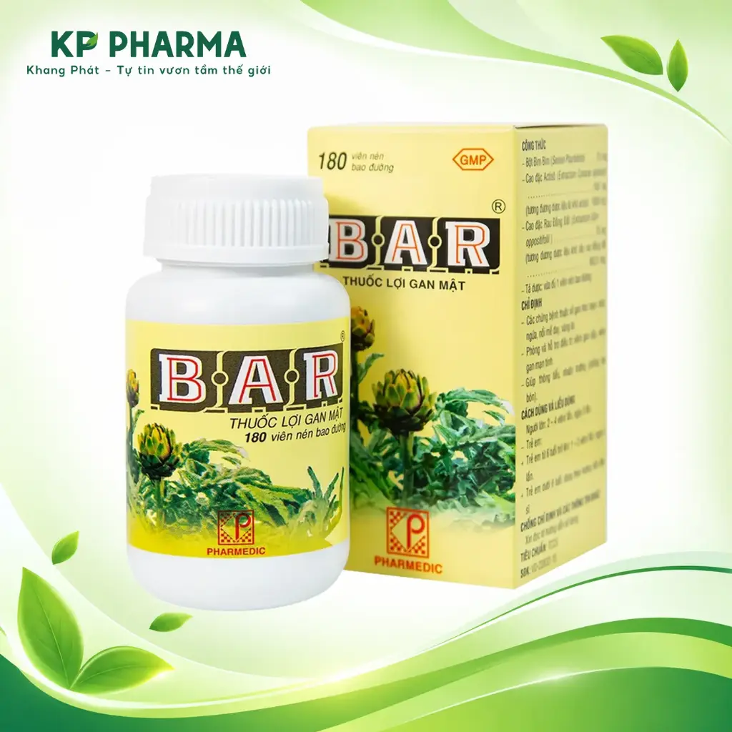 BAR (CHAI 180 VIÊN) - PHARMEDIC