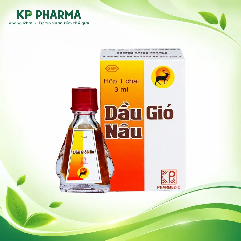 DẦU GIÓ NÂU (CHAI 3ML) - PHARMEDIC
