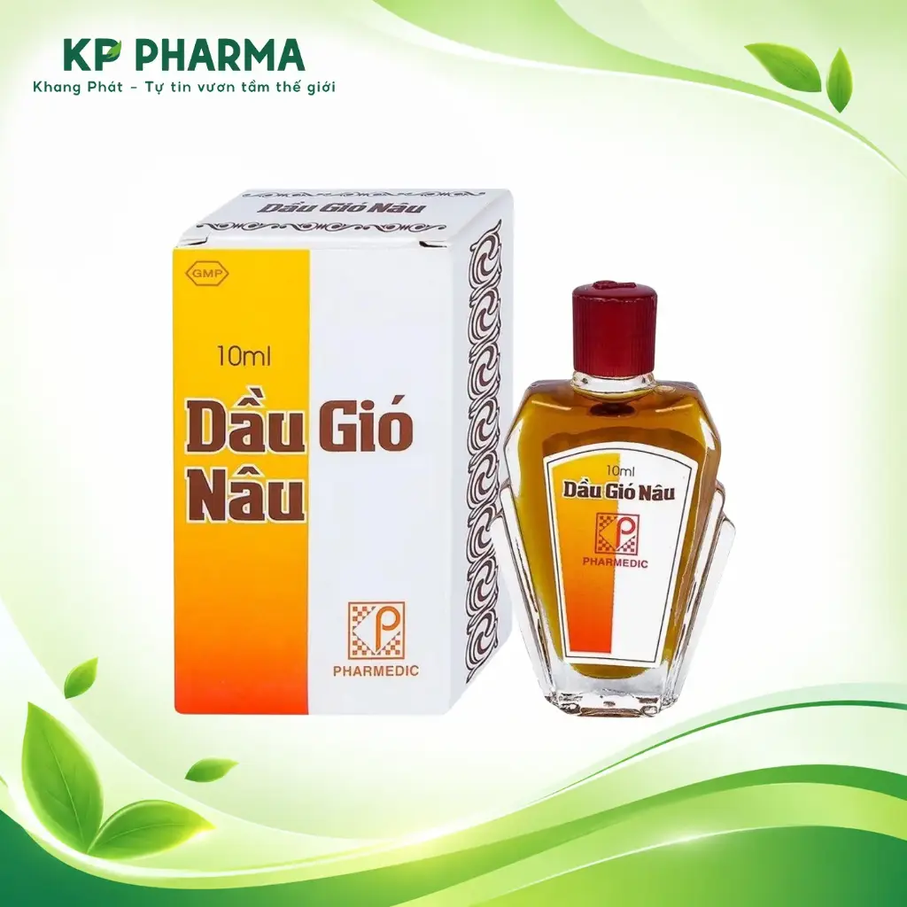 DẦU GIÓ NÂU (CHAI 10ML) - PHARMEDIC