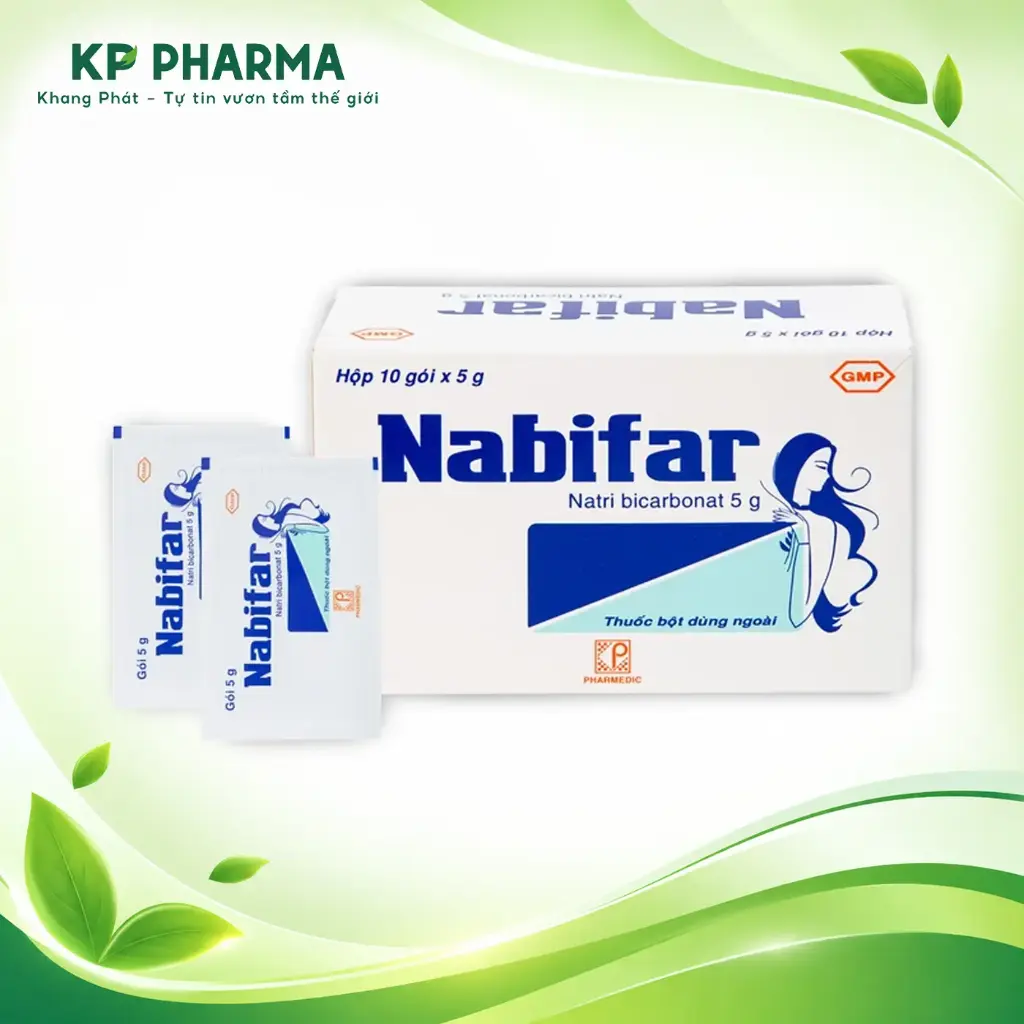 NABIFAR  (GÓI 5G - HỘP 10 GÓI) - PHARMEDIC 