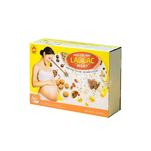 Ngũ cốc bầu Lạc Lạc Plus 300gr (Hộp 30 gói)