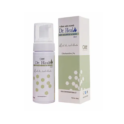 TẮM GỘI KHÔ DR.HEAL (CHAI 150 ML)