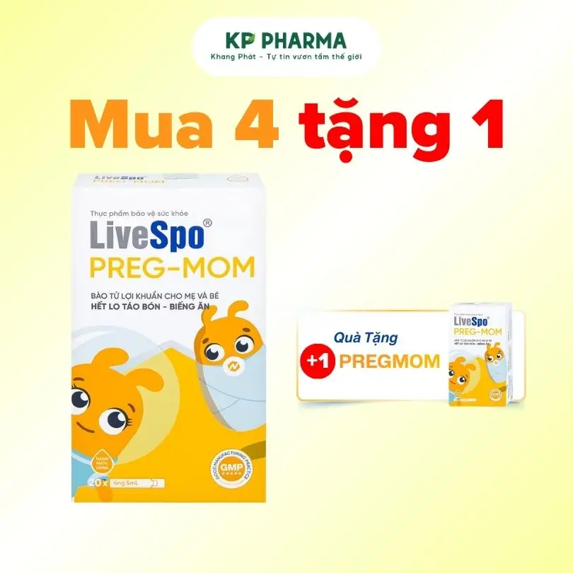 LiveSpo® PREG-MOM (20 ống/hộp)