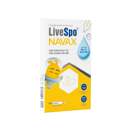 LIVESPO® NAVAX cho trẻ sơ sinh và trẻ em (10 ống/hộp)