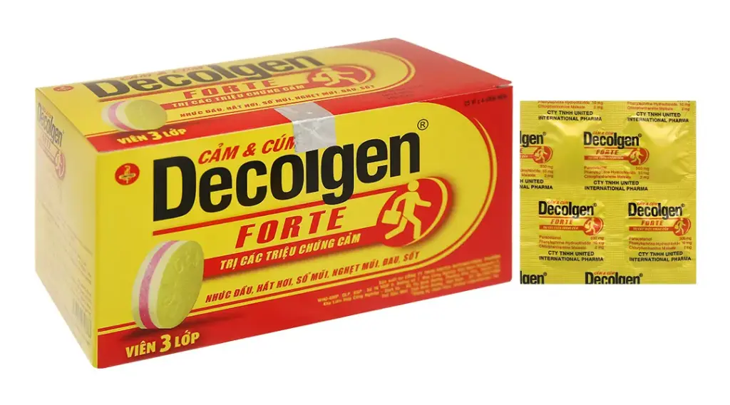  Decolgen Forte United Internationa (Hộp 25 Vỉ x 4 viên)