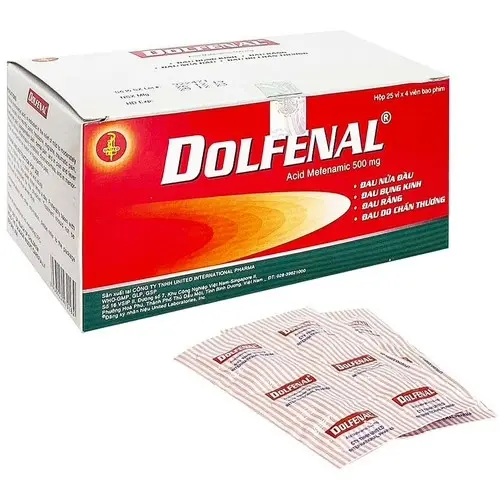 DOLFENAL 500MG (25 vỉ x 4 viên) 