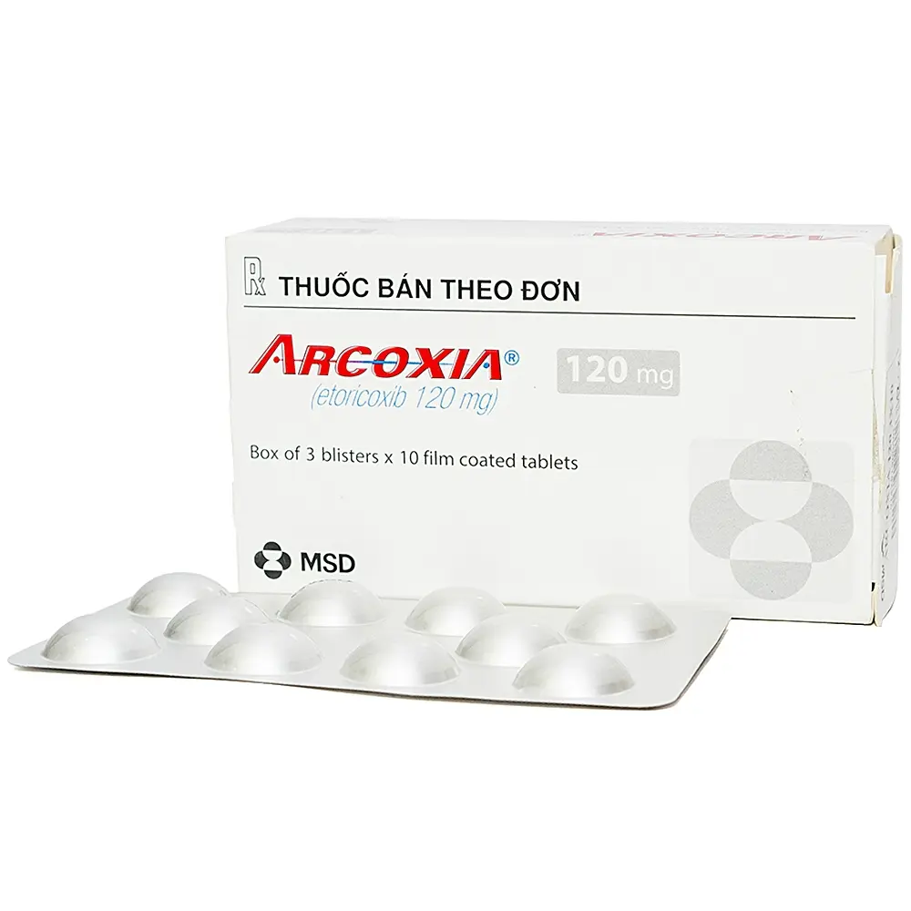 ARCOXIA 120MG ( Hộp 3 vỉ x 10 viên)