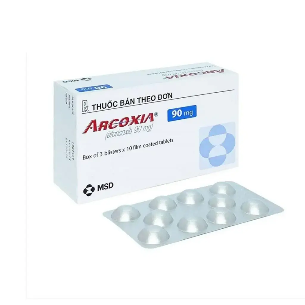 ARCOXIA 90MG ( Hộp 3 vỉ x 10 viên)