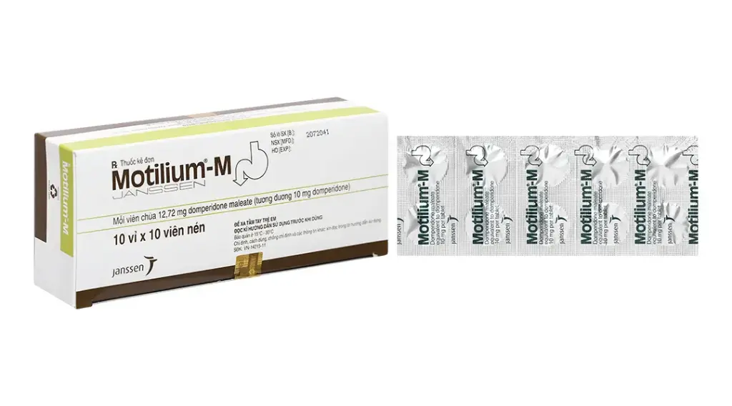 MOTILIUM-M JANSSEN ( HỘP 10 VỈ X 10 VIÊN)