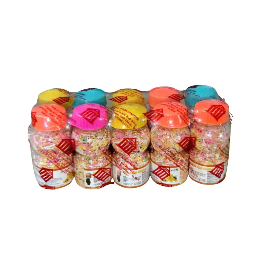 KẸO CỐM PANDA (CHAI 40G - LỐC 10 CHAI) 