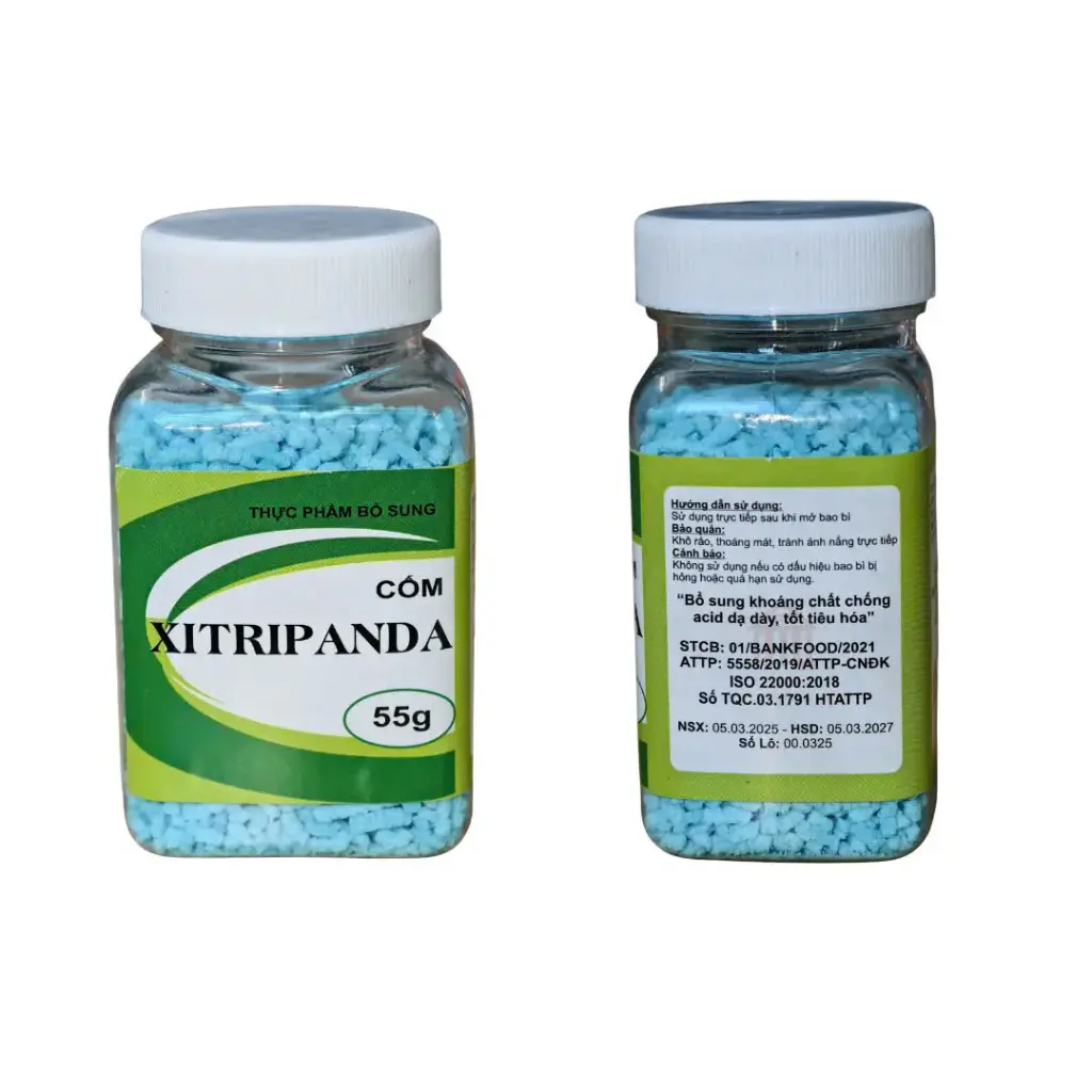 CỐM XITRIPANDA (CHAI 55G - LỐC 10 CHAI)
