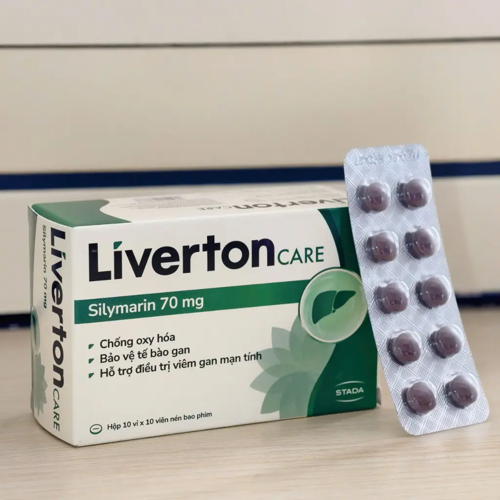 LIVERTONCARE 70MG - (HỘP 10 VỈ X 10 VIÊN)