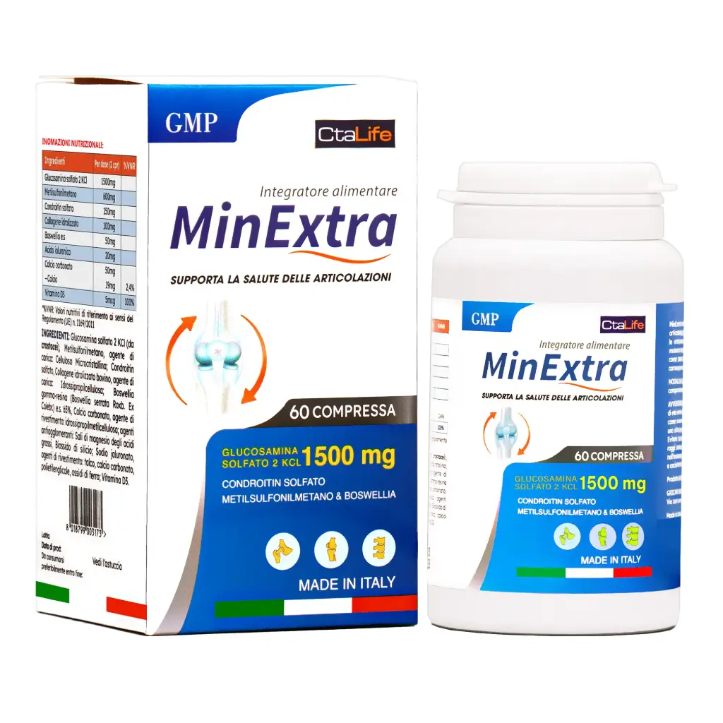 VIÊN UỐNG HỖ TRỢ KHỚP - MINEXTRA (HỘP 60 VIÊN) - Ý PHYTEX