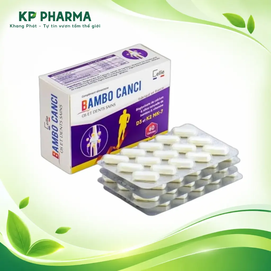 BAMBO CANCI - VIÊN BỔ SUNG CANCI PHÁP(HỘP 60 VIÊN) - PHYTEX PHARMA