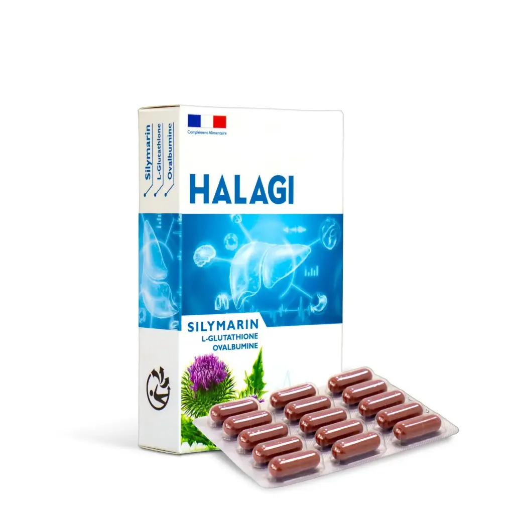 VIÊN UỐNG BỔ GAN - HALAGI (HỘP 30 VIÊN) - PHÁP PHYTEX
