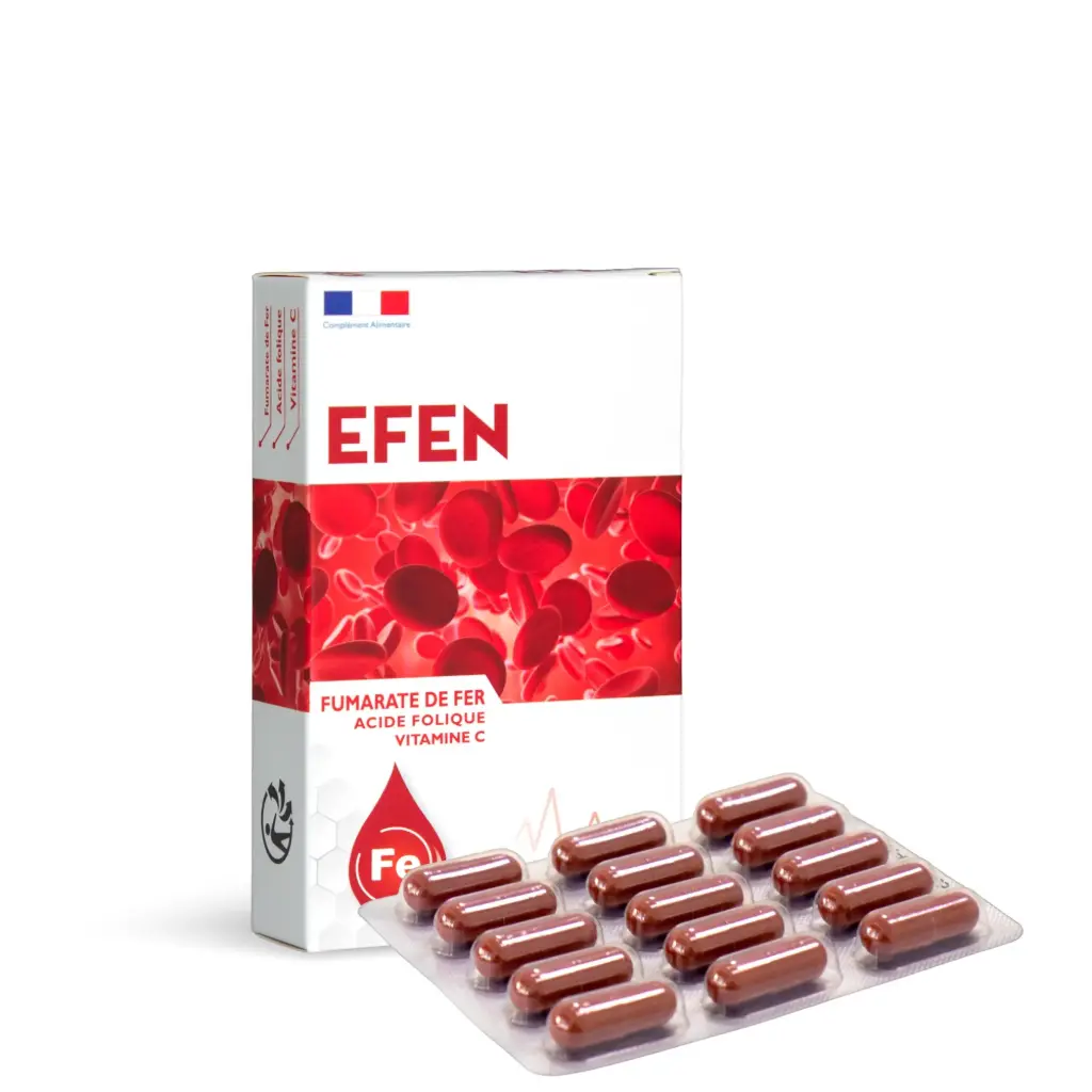 VIÊN UỐNG BỔ SUNG SẮT - EFEN - (HỘP 30 VIÊN) - PHÁP PHYTEX