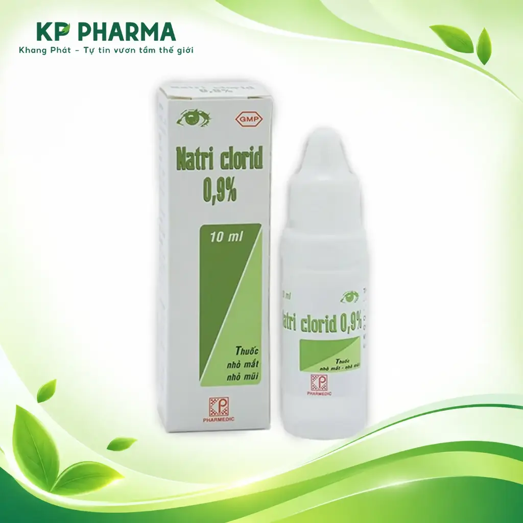 NATRI NHỎ MẮT 0.9% (CHAI 10ML) - PHARMEDIC