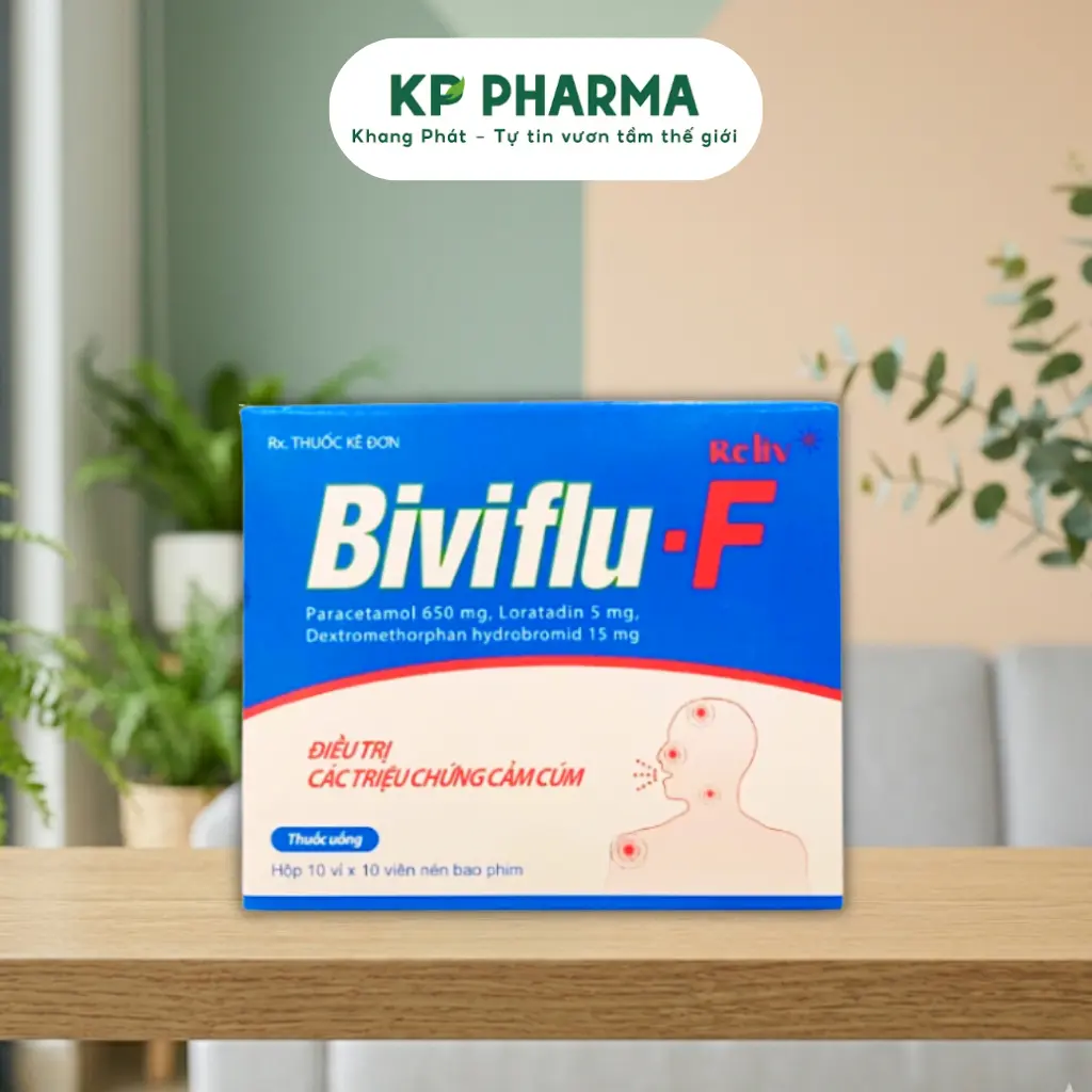RELIV - BIVIFLU-F - (HỘP 100 VIÊN)