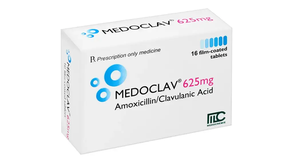 CH SHIP - MEDOCLAV 625MG (HỘP 2 VỈ X 8 VIÊN)
