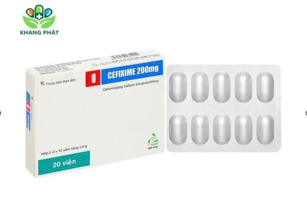 TVP - CEFIXIM 200MG (HỘP 2 VỈ X 10 VIÊN)