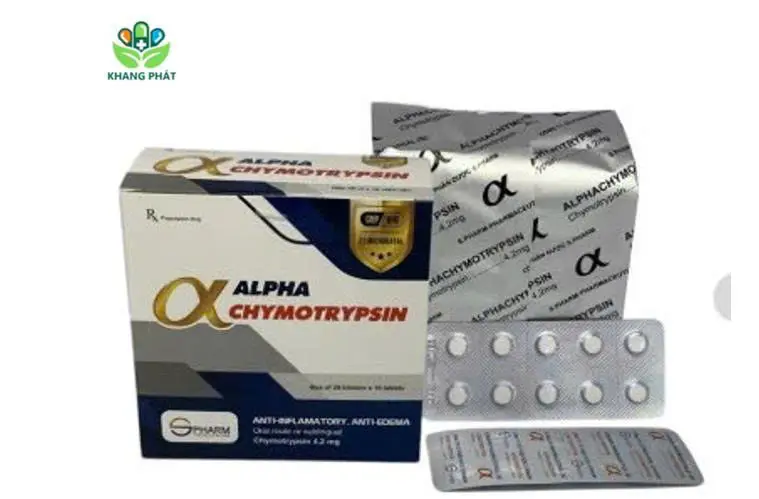 S.PHARM - ALPHACHYMOTRYPSIN 4200 IU (HỘP 200 VIÊN)