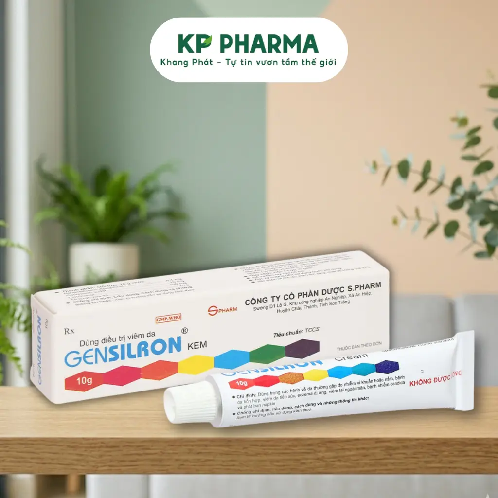 S.PHARM - GENSILRON (HỘP 1 TUÝP 10G)