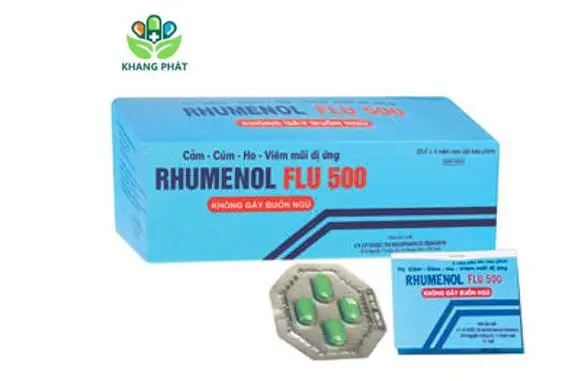 MEDIPHARCO - RHUMENOL FLU 500MG (HỘP 100 VIÊN)