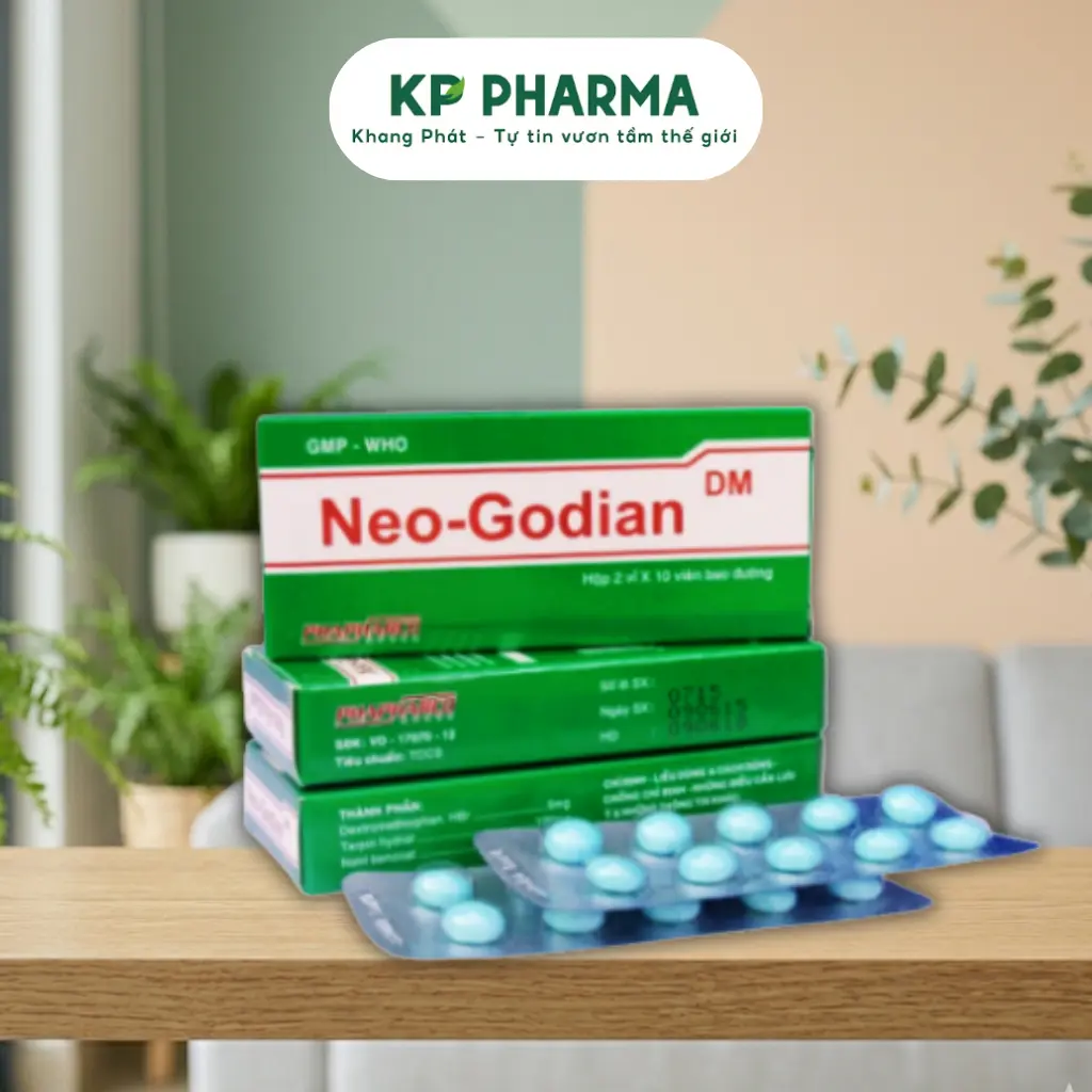 KHAPHARCO - NEO-GODIAN (HỘP 10 VỈ X 10 VIÊN)