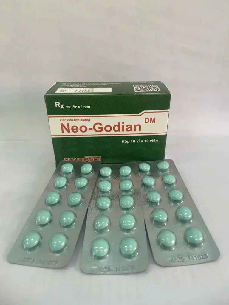 KHAPHARCO - NEO-GODIAN (HỘP 10 VỈ X 10 VIÊN)