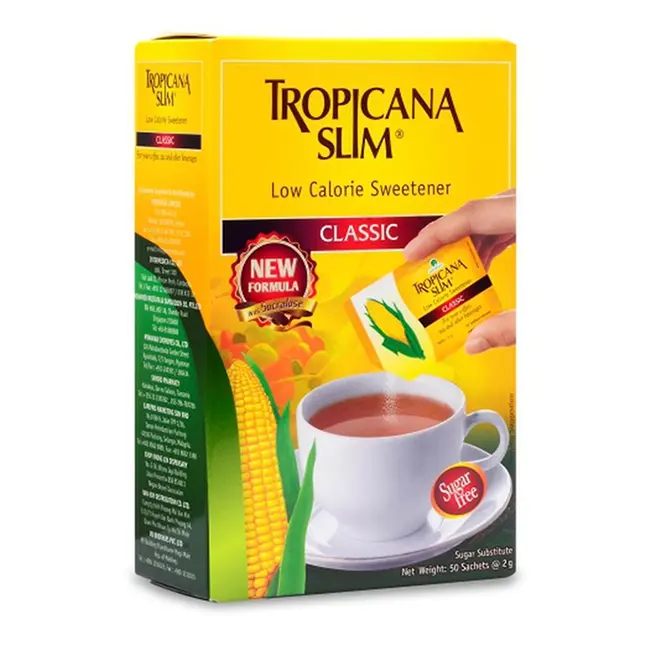 NUTIFINE - ĐƯỜNG BẮP TROPYCANA SLIM - (HỘP 20 GÓI/ GÓI 2G)