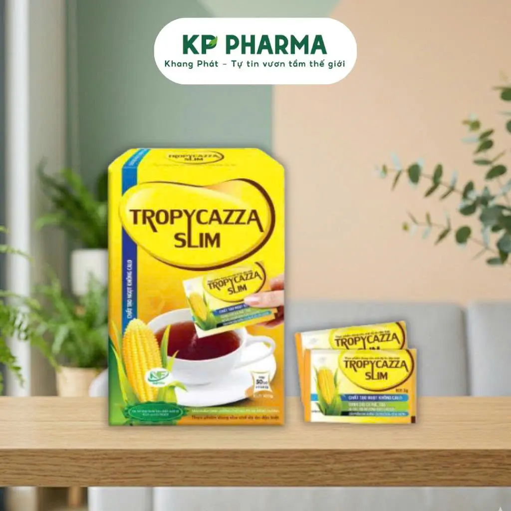 NUTIFINE - ĐƯỜNG BẮP TROPYCAZZA SLIM - (HỘP 50 GÓI/ GÓI 2G)
