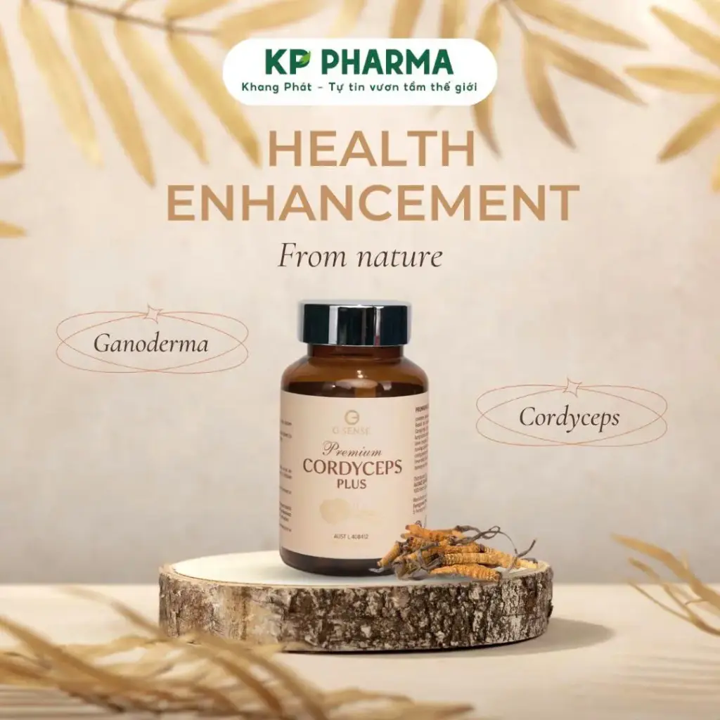 Thực phẩm bảo vệ sức khỏe Gsense Premium Cordyceps Plus