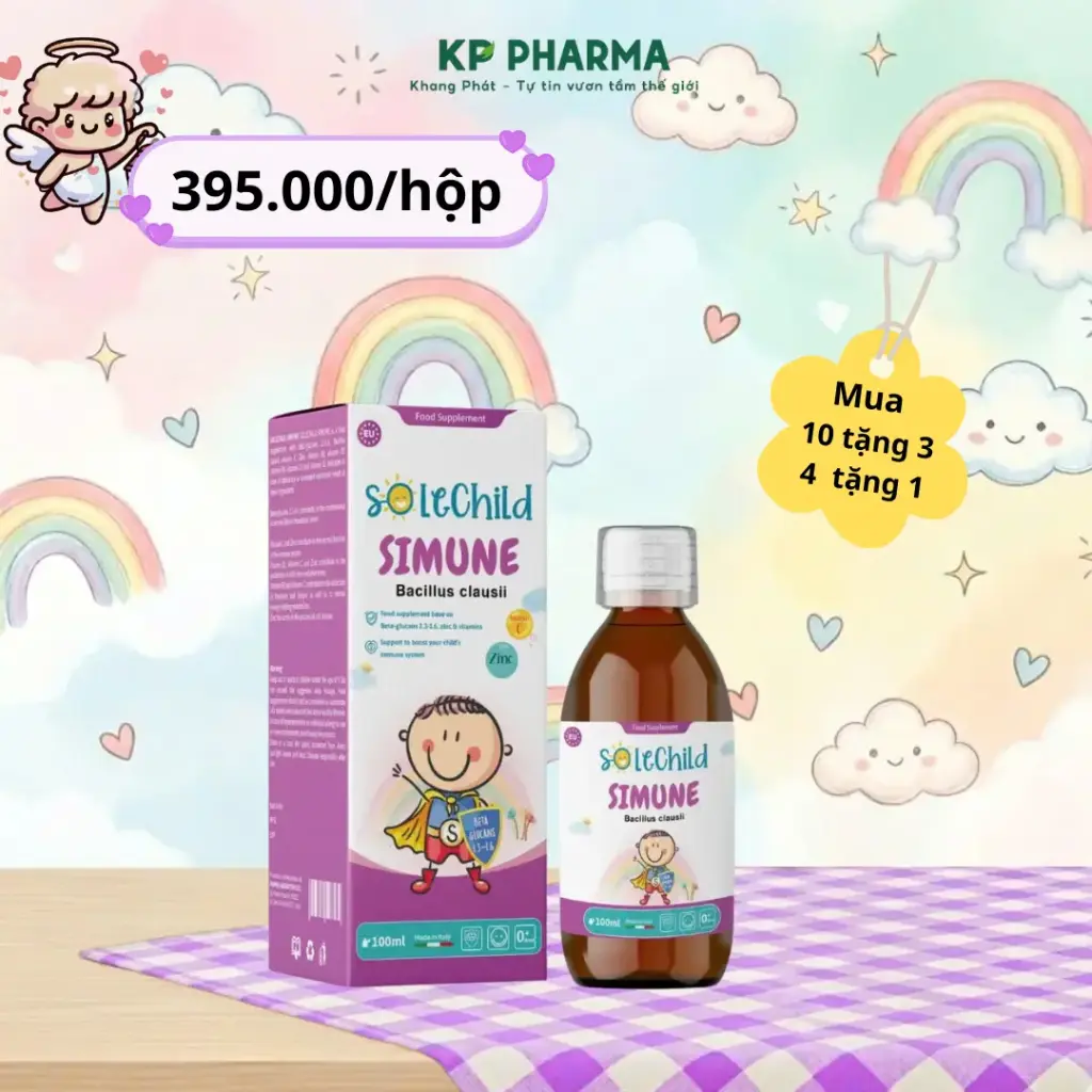 SOLECHILD SIMUNE - TĂNG ĐỀ KHÁNG - (HỘP 1 LỌ X 100ML)