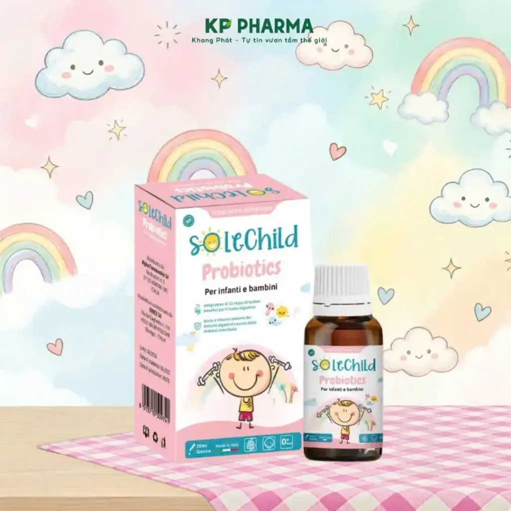 SOLECHILD PROBIOTIC - MEN VI SINH - HỘP 1 CHAI X 10ML