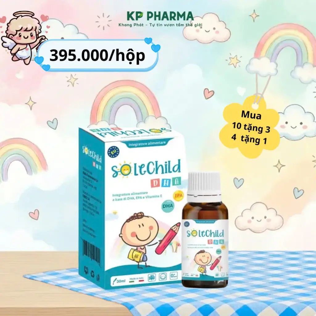 SOLECHILD DHA - BỔ SUNG DHA - (HỘP 1 LỌ X 30ML)