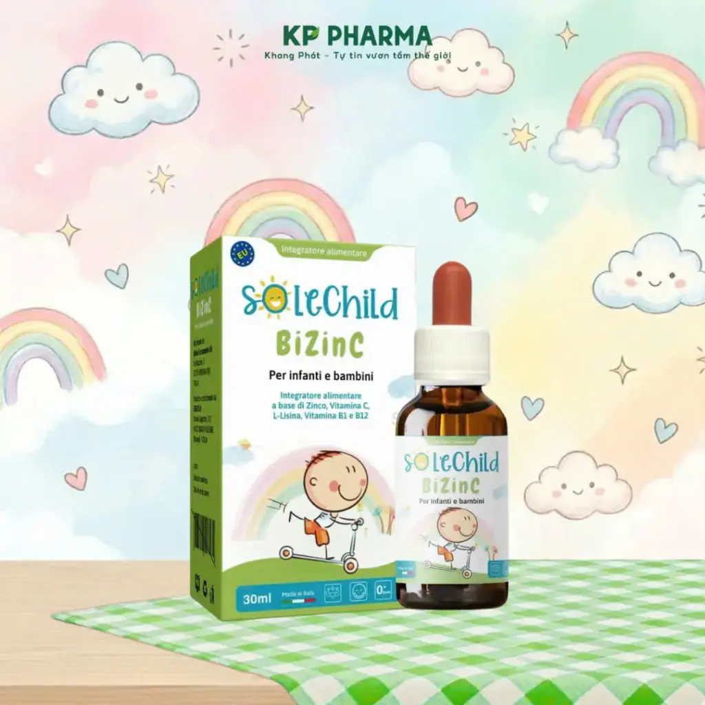 SOLECHILD BIZINC - KẼM HỮU CƠ - (HỘP 1 LỌ X 30ML)