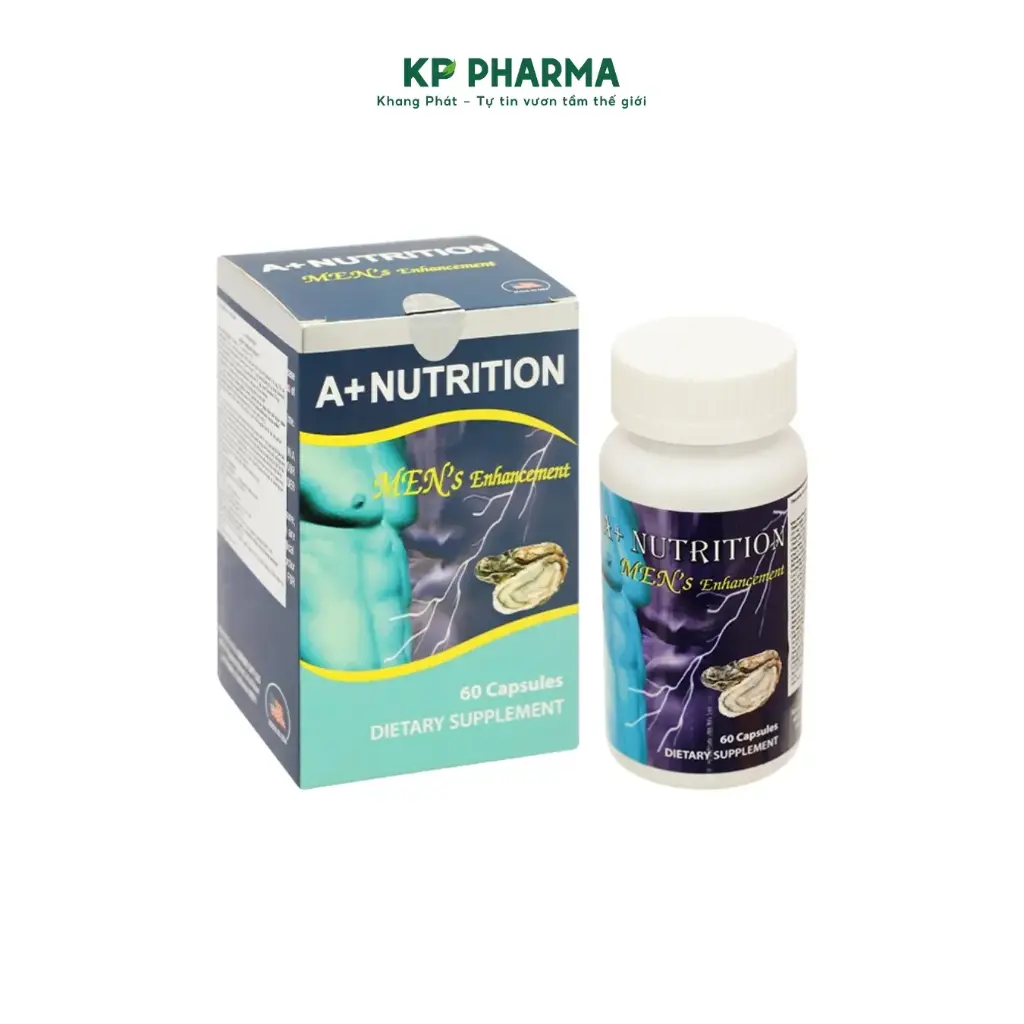  A+ NUTRITION MEN'S ENHANCEMENT - Viên uống hỗ trợ sinh lý nam - (Hộp 1 Lọ x 60 viên)