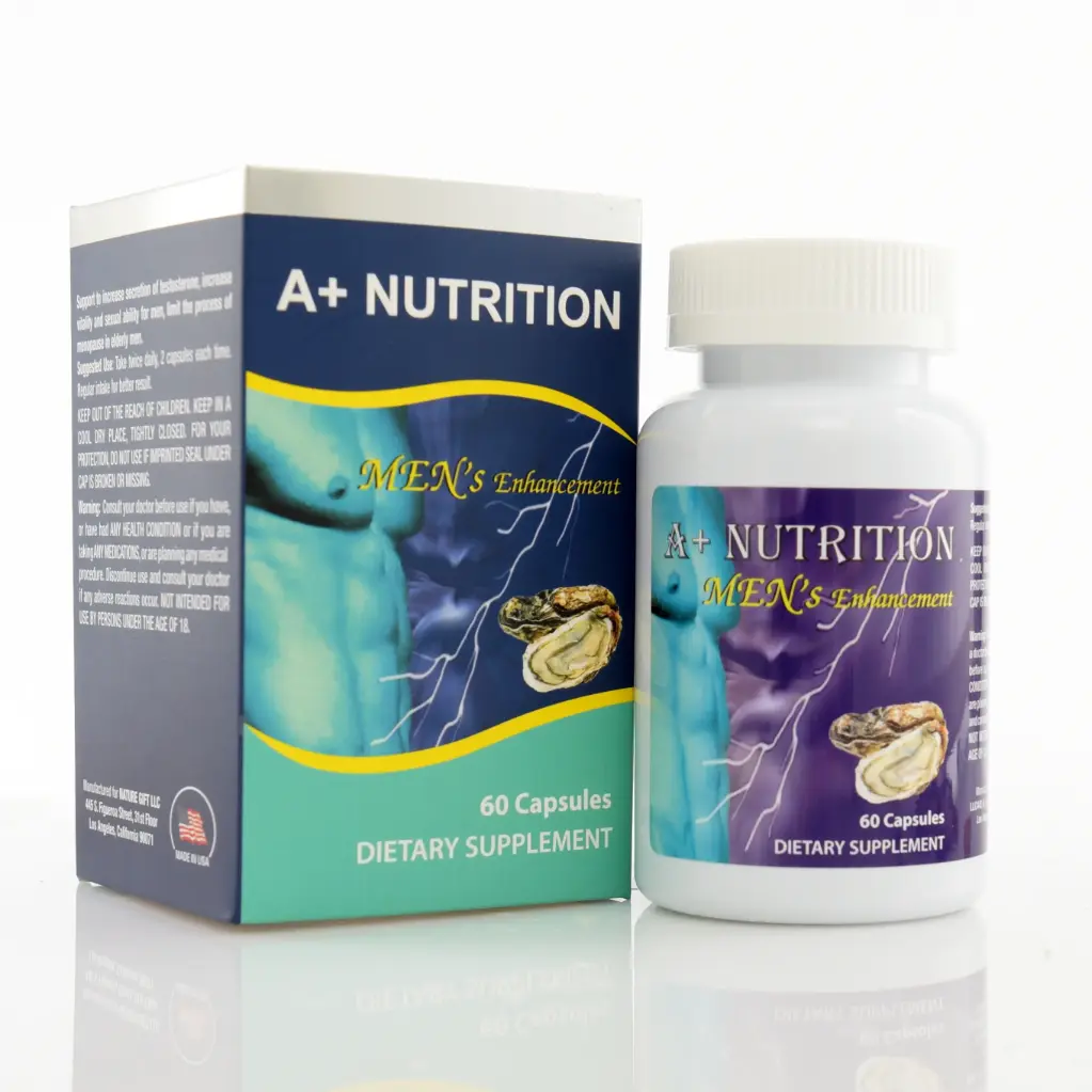 NATURAL GIFT - A+ NUTRITION MEN'S ENHANCEMENT - Viên uống hỗ trợ sinh lý nam - (Hộp 1 Lọ x 60 viên)
