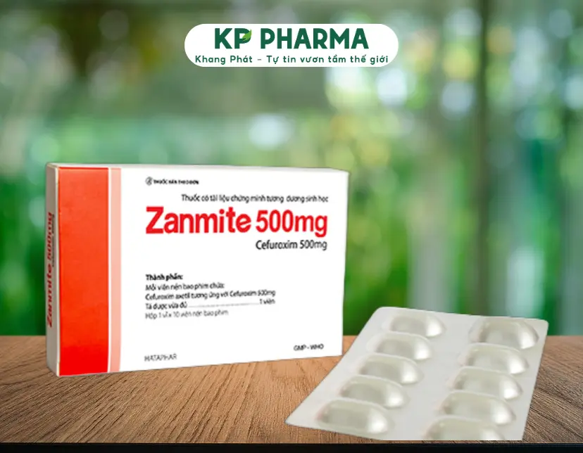 ZANMITE 500MG - (HỘP 1 VỈ X 10 VIÊN)