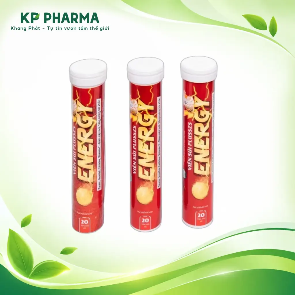 VIÊN SỦI PLUSSZS - ENERGY (TUÝP 20 VIÊN)