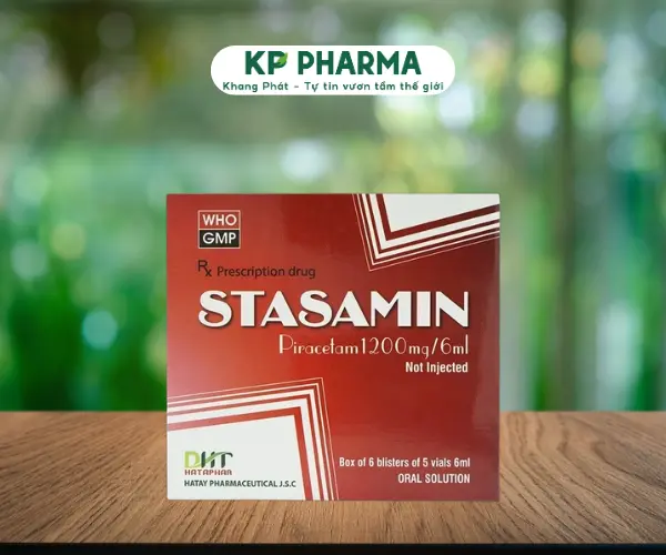STASAMIN - (HỘP 6 VỈ X 5 ỐNG X 6ML)